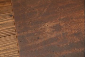アンティーク家具　古民具・骨董 極厚 一枚板 使い込まれた裁ち板(作業台、テーブル、ローボード)(3)