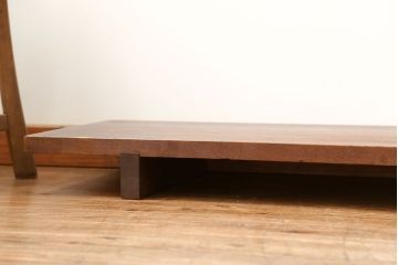 アンティーク家具　古民具・骨董 極厚 一枚板 使い込まれた裁ち板(作業台、テーブル、ローボード)(3)