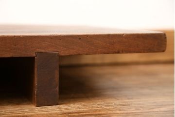アンティーク家具　古民具・骨董 極厚 一枚板 使い込まれた裁ち板(作業台、テーブル、ローボード)(3)