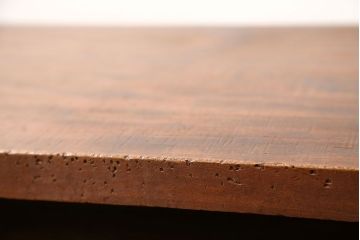 アンティーク家具　古民具・骨董 極厚 一枚板 使い込まれた裁ち板(作業台、テーブル、ローボード)(3)