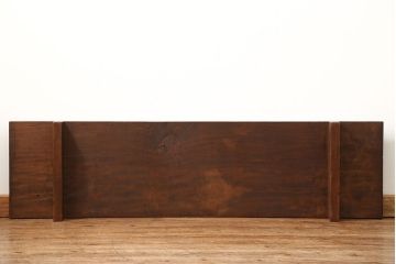 アンティーク家具　古民具・骨董 極厚 一枚板 使い込まれた裁ち板(作業台、テーブル、ローボード)(3)