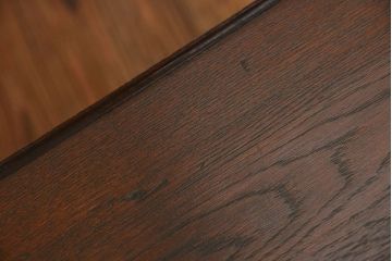 アンティーク家具　イギリスアンティーク　オーク材のシンプルで上品なサイドテーブル(花台、コンソールテーブル)