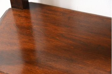 アンティーク家具　イギリスアンティーク　オーク材のシンプルで上品なサイドテーブル(花台、コンソールテーブル)