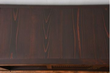 アンティーク家具　古民具・骨董 特大 九尺水屋箪笥 ローボード(テレビボード、テレビ台、キャビネット、収納棚)