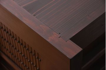 アンティーク家具　古民具・骨董 特大 九尺水屋箪笥 ローボード(テレビボード、テレビ台、キャビネット、収納棚)