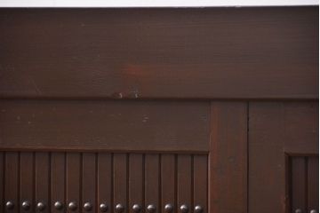 アンティーク家具　古民具・骨董 特大 九尺水屋箪笥 ローボード(テレビボード、テレビ台、キャビネット、収納棚)