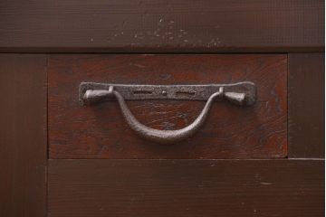 アンティーク家具　古民具・骨董 特大 九尺水屋箪笥 ローボード(テレビボード、テレビ台、キャビネット、収納棚)