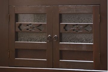 アンティーク家具　古民具・骨董 特大 九尺水屋箪笥 ローボード(テレビボード、テレビ台、キャビネット、収納棚)