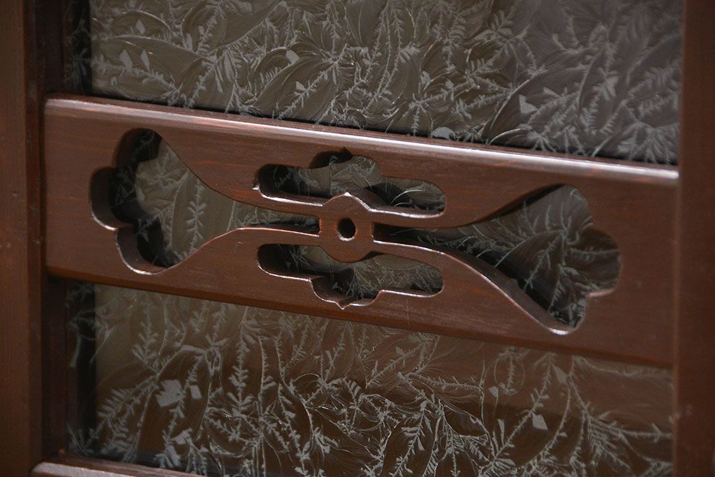 アンティーク家具　古民具・骨董 特大 九尺水屋箪笥 ローボード(テレビボード、テレビ台、キャビネット、収納棚)