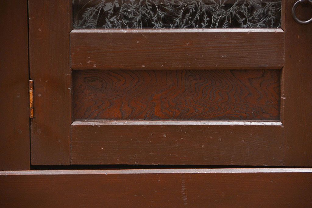 アンティーク家具　古民具・骨董 特大 九尺水屋箪笥 ローボード(テレビボード、テレビ台、キャビネット、収納棚)