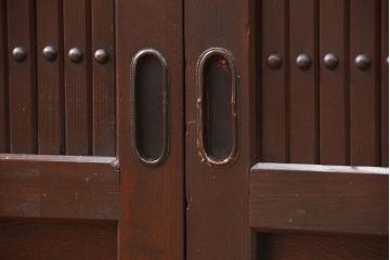 アンティーク家具　古民具・骨董 特大 九尺水屋箪笥 ローボード(テレビボード、テレビ台、キャビネット、収納棚)