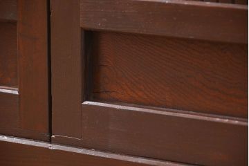 アンティーク家具　古民具・骨董 特大 九尺水屋箪笥 ローボード(テレビボード、テレビ台、キャビネット、収納棚)