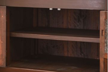 アンティーク家具　古民具・骨董 特大 九尺水屋箪笥 ローボード(テレビボード、テレビ台、キャビネット、収納棚)
