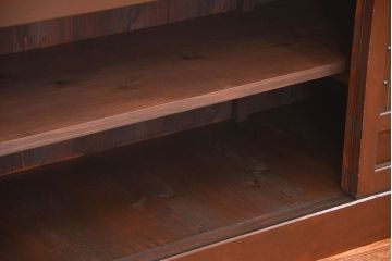 アンティーク家具　古民具・骨董 特大 九尺水屋箪笥 ローボード(テレビボード、テレビ台、キャビネット、収納棚)