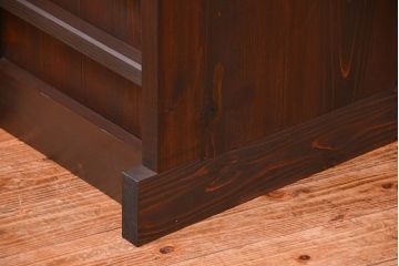 アンティーク家具　古民具・骨董 特大 九尺水屋箪笥 ローボード(テレビボード、テレビ台、キャビネット、収納棚)