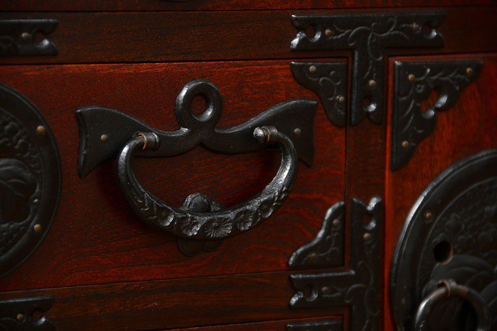 中古 伝統工芸 小さな岩谷堂箪笥 定価約278000円(小箪笥)