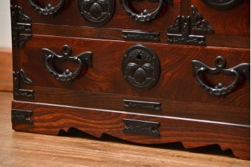 中古 伝統工芸 小さな岩谷堂箪笥 定価約278000円(小箪笥)