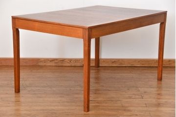 ヴィンテージ家具　ビンテージ デンマーク製　北欧ダイニングテーブル(エクステンションテーブル、北欧ビンテージ)
