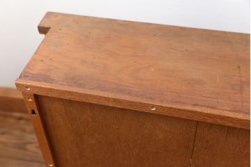 レトロ家具　昭和レトロ 1970年代　小振りな壁掛けマス目棚(飾り棚、ウォールラック)