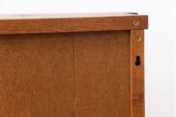 レトロ家具　昭和レトロ 1970年代　小振りな壁掛けマス目棚(飾り棚、ウォールラック)