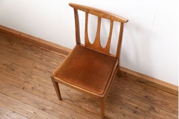 北欧ビンテージ家具　G-PLAN(ジープラン)ダイニングチェア1脚(1)(椅子、イス)