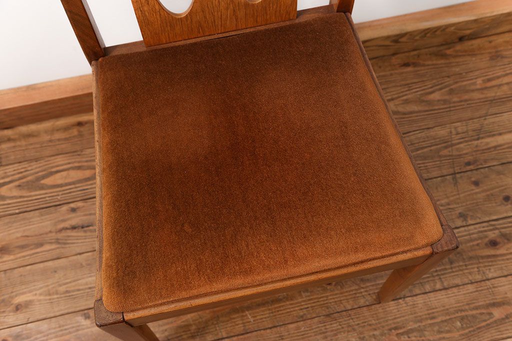 北欧ビンテージ家具　G-PLAN(ジープラン)ダイニングチェア1脚(2)(椅子、イス)