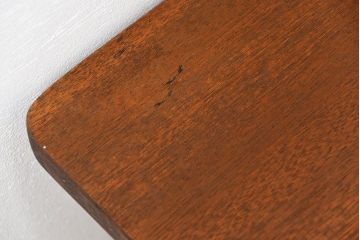 レトロ家具　ラフジュ工房オリジナル 天板一枚板!古材を使ったレトロなスクエア型センターテーブル(小)(2)