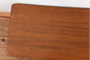 レトロ家具　ラフジュ工房オリジナル 天板一枚板!古材を使ったレトロなスクエア型センターテーブル(小)(4)