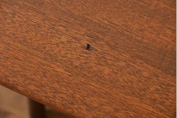 レトロ家具　ラフジュ工房オリジナル 天板一枚板!古材を使ったレトロなスクエア型センターテーブル(小)(4)
