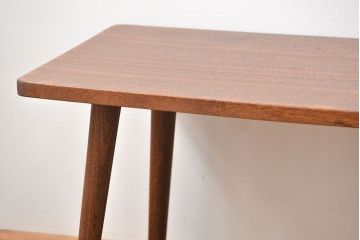 アンティーク家具　アンティーク 天板一枚板!古材を使った緩やかな曲線センターテーブル(1)