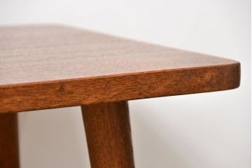 アンティーク家具　アンティーク 天板一枚板!古材を使った緩やかな曲線センターテーブル(1)