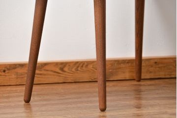 アンティーク家具　アンティーク 天板一枚板!古材を使った緩やかな曲線センターテーブル(1)