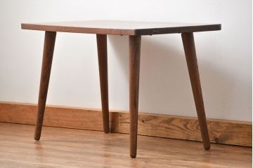 ラフジュ工房オリジナル　天板一枚板!古材を使ったセンターテーブル