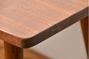 ラフジュ工房オリジナル　天板一枚板!古材を使ったセンターテーブル