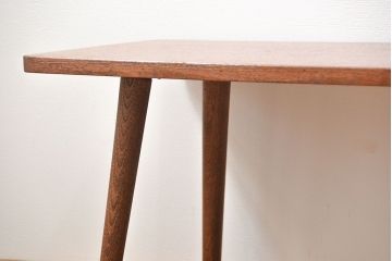 アンティーク家具　アンティーク 天板一枚板!古材を使った緩やかな曲線のセンターテーブル(大)(1)