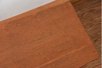 レトロ家具　昭和レトロ 天板一枚板!古材を使った緩やか曲線のセンターテーブル(2)