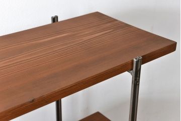 ラフジュオリジナル　アイアンの薄型飾り棚【小】(2)(陳列棚、アイアンラック)