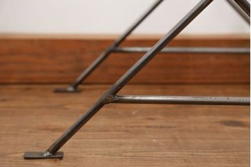 ラフジュオリジナル アイアンの薄型飾り棚【中】(2)(陳列棚、アイアンラック)