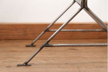 ラフジュオリジナル アイアンの薄型飾り棚【大】(3)(陳列棚、アイアンラック)