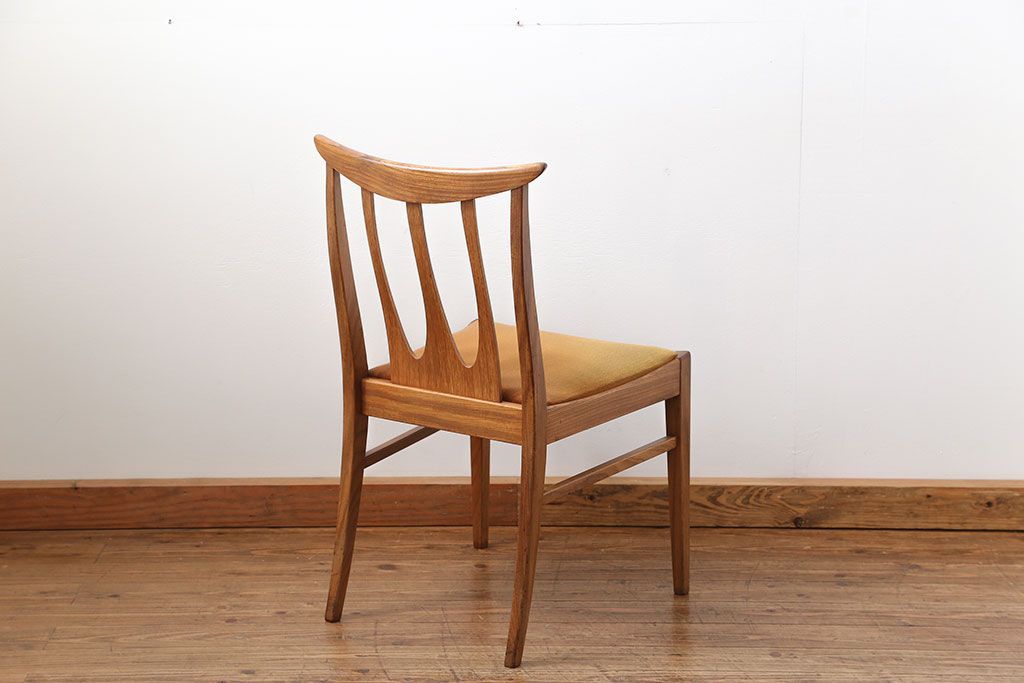 北欧ビンテージ家具　G-PLAN(ジープラン)ダイニングチェア1脚(3)(椅子、イス)