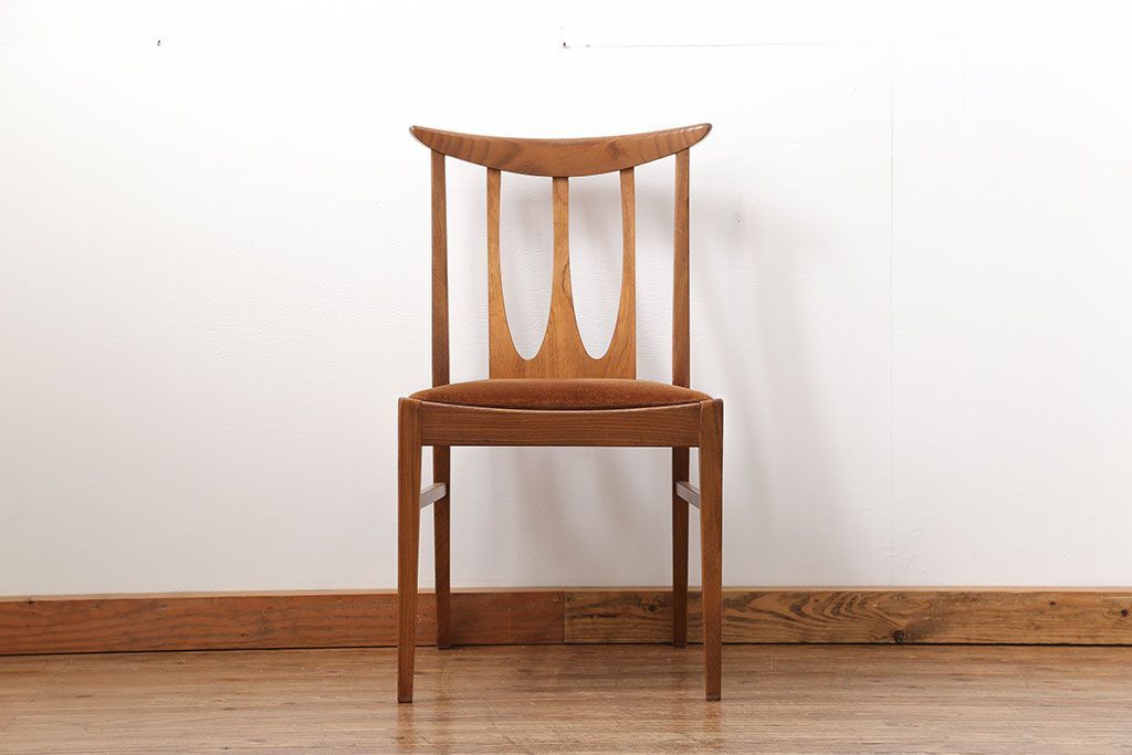 北欧ビンテージ家具　G-PLAN(ジープラン)ダイニングチェア1脚(4)(椅子、イス)