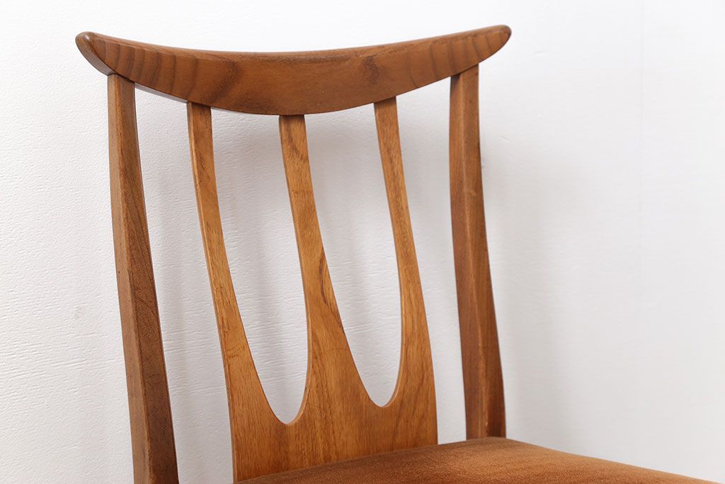 北欧ビンテージ家具　G-PLAN(ジープラン)ダイニングチェア1脚(4)(椅子、イス)