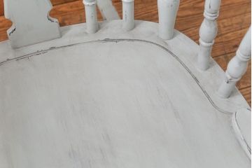 ヴィンテージ家具　アンティークペイント　飛騨産業キツツキマーク ビンテージロッキングチェア(椅子、イス)