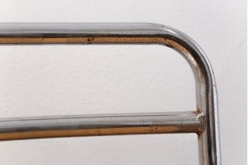 レトロ家具　昭和レトロ 古い幼稚園の小さな椅子4脚セット(1)(イス、チェア)