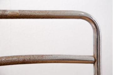 レトロ家具　昭和レトロ 古い幼稚園の小さな椅子4脚セット(2)(イス、チェア)