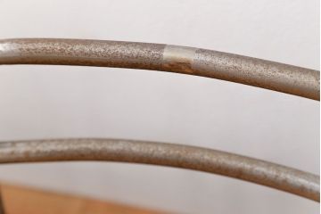 レトロ家具　昭和レトロ 古い幼稚園の小さな椅子4脚セット(2)(イス、チェア)