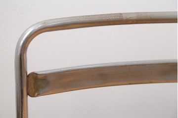 レトロ家具　昭和レトロ 古い幼稚園の小さな椅子2脚セット(イス、チェア)