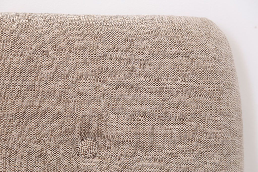 レトロ家具　1960年代　座面張り替え済み レトロなベンチソファ(椅子、イス)