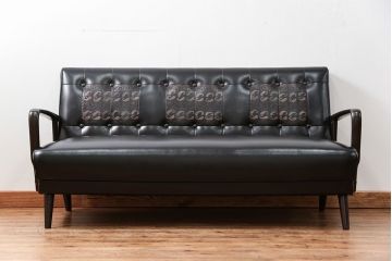 1960年代 美品 ミッドセンチュリー レトロな3Pソファ