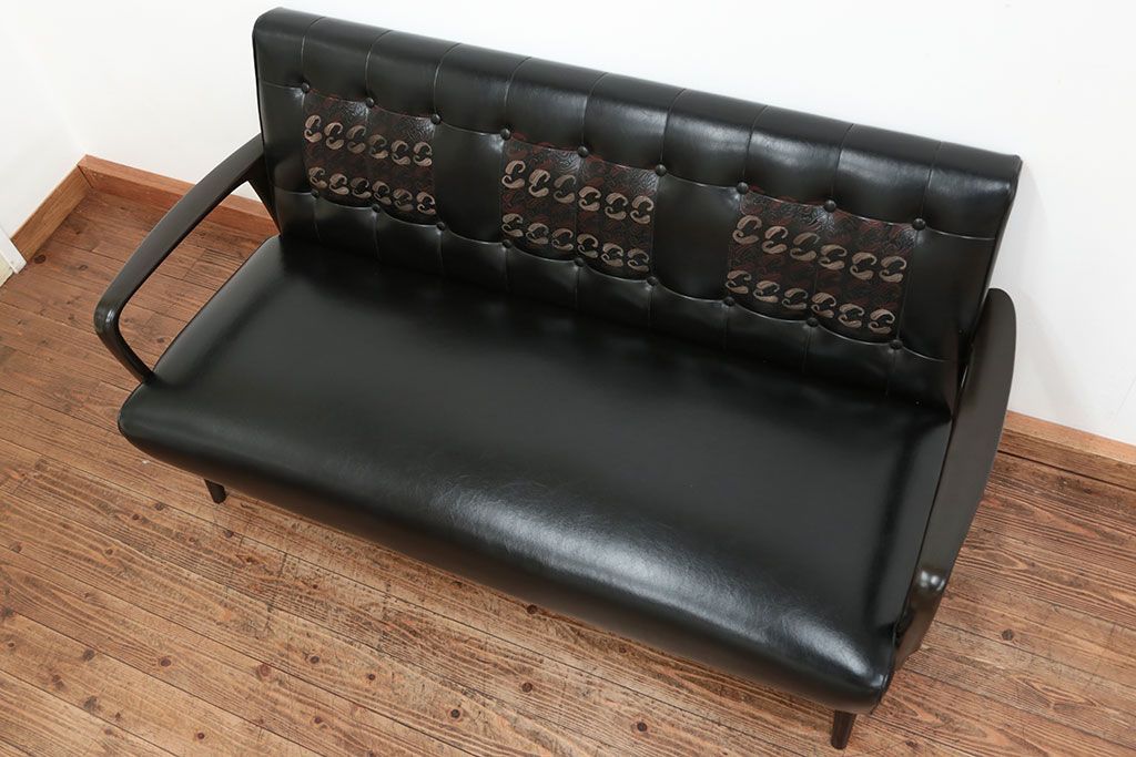 1960年代 美品 ミッドセンチュリー レトロな3Pソファ